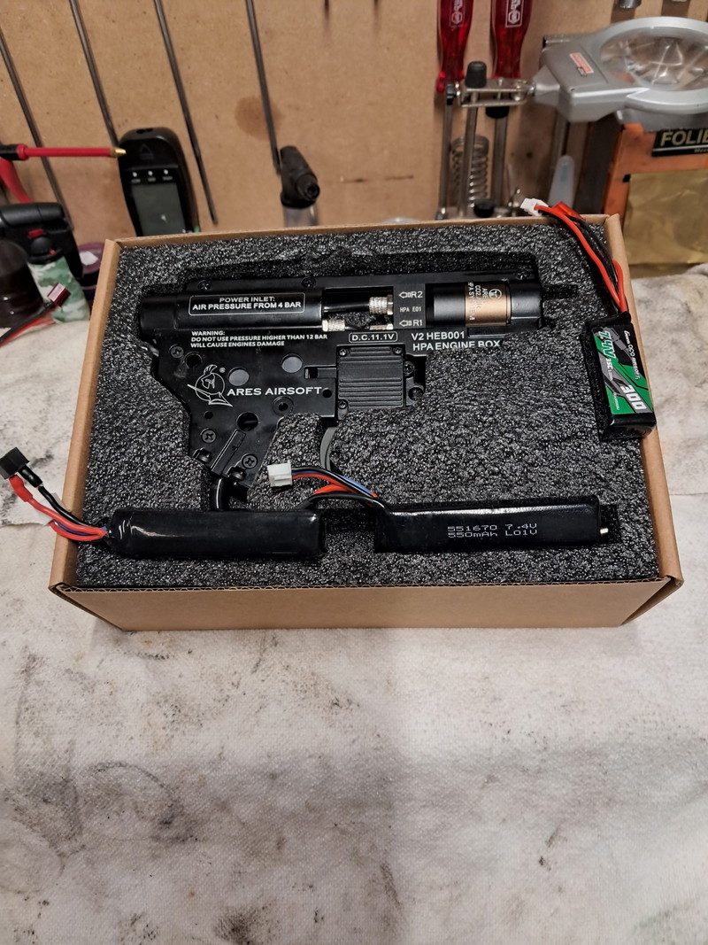 Image 1 pour Te koop Ares v2 hpa dropin box