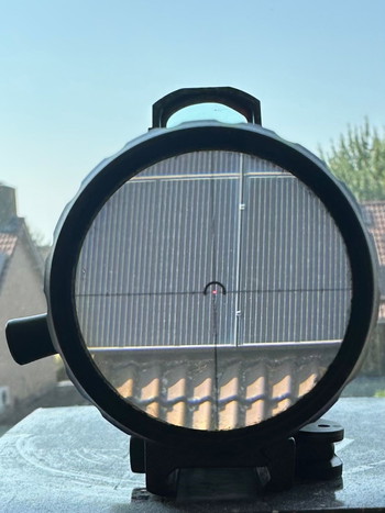 Imagen 7 de S6 1-6x24i Fiber LPVO + Frenzy 1x17x24 Red Dot + Ring Mount - MOET ER VANAF