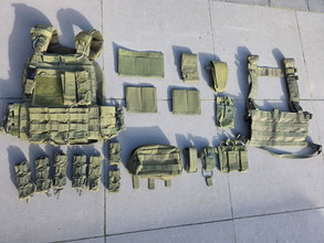 Image for Platecarrier, Lightweight Chestrig en verschillende pouches OD Green