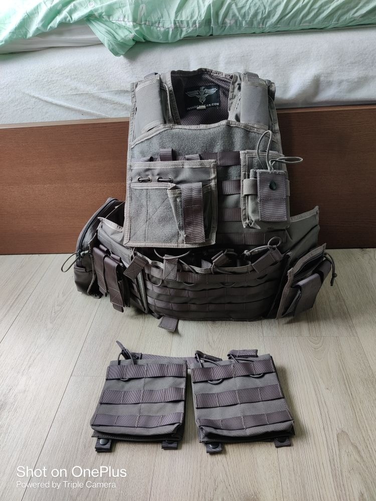 Image 1 for Invader Gear Mod Carrier Combo Grey