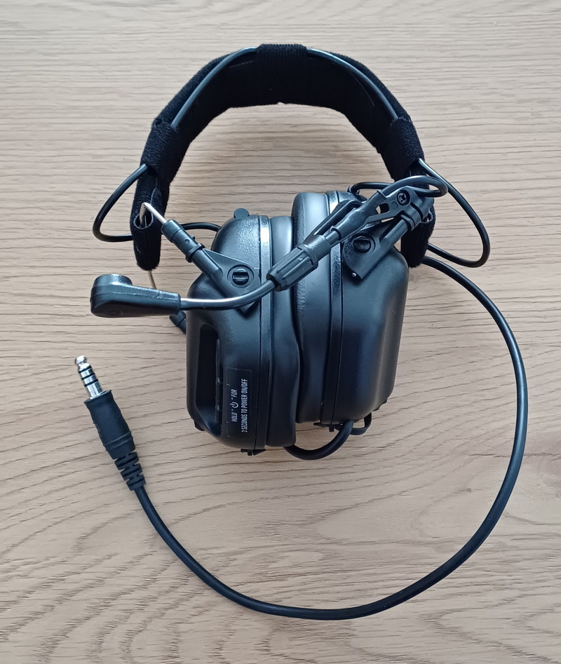 Afbeelding 1 van Earmor Milpro M32 Mk3 Tactical Headset Zwart