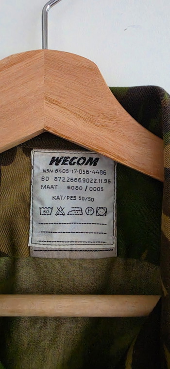Image 3 pour Vintage Dutch Army Woodland woodland Combat Shirt Short Sleeve (KL)
