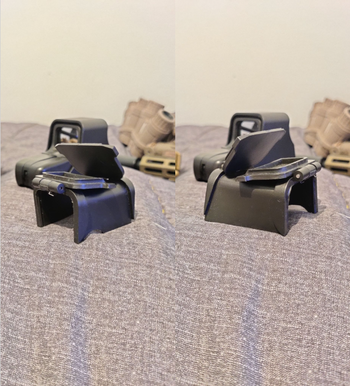 Image 4 for GFC 551 MOD.0 Holosight with quick release system and attachable flip up covers.