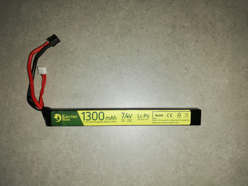 Afbeelding 1 van 7.4v 1300mah lipo deans NIEUW