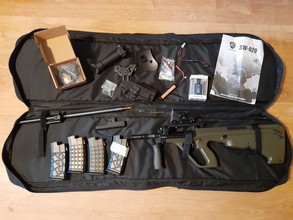 Bild für VERKOCHT - Lot met Snow Wolf Aug en accessoires