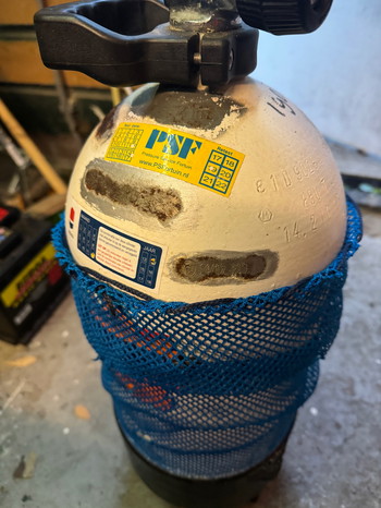 Afbeelding 2 van Luchtfles Bommetje 250bar