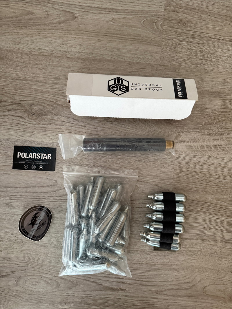 Imagen 1 de PolarStar UGS 12g CO2 Insert MET 30x 12g CO2 patronen