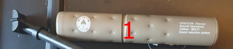 Image 1 pour G&P Silencieux US SOCOM (Tan)