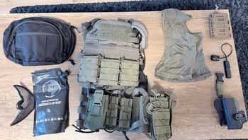 Imagen 3 de Complete Airsoft Beschermingsset Echte Crye JPC 2.0 Helm Masker Pads Nauwelijks Gebruikt