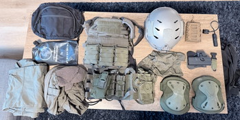 Imagen 4 de Complete Airsoft Beschermingsset Echte Crye JPC 2.0 Helm Masker Pads Nauwelijks Gebruikt