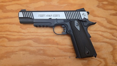 Image for Colt 1911 Rail Gun CO2 Blowback by KWC & Cybergun