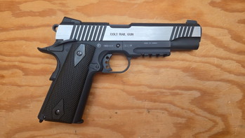 Imagen 2 de Colt 1911 Rail Gun CO2 Blowback by KWC & Cybergun