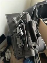 Image for MFH nylon right leg pistol holster