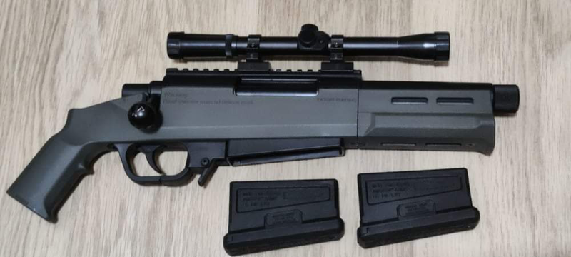 Afbeelding 1 van [Leuven, BE] Ares Striker AS-03 spring sniper olive drab - Zo goed als nieuw