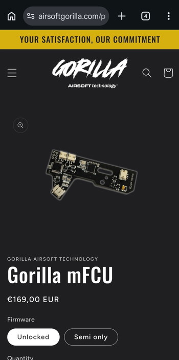 Image 3 pour Gorilla mFCU HPA Bluetooth met magnetische trigger NIEUWE
