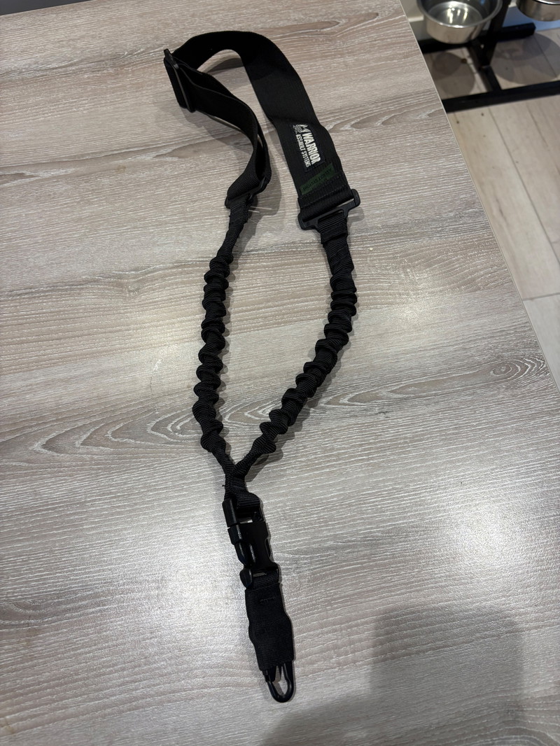 Afbeelding 1 van WARRIOR ASSAULT SYSTEMS SINGLE POINT BUNGEE SLING - BLACK