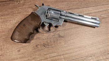 Image 3 pour Colt python chrome 6 inch 357 KWC airsoft revolver