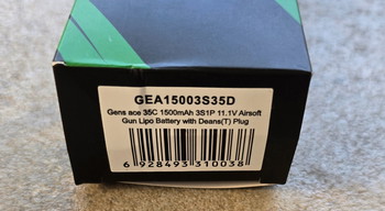 Bild 4 für Gens ace 35C 1500mAh 3S1P 11.1V Airsoft Gun Lipo Battery with Deans(T) Plug