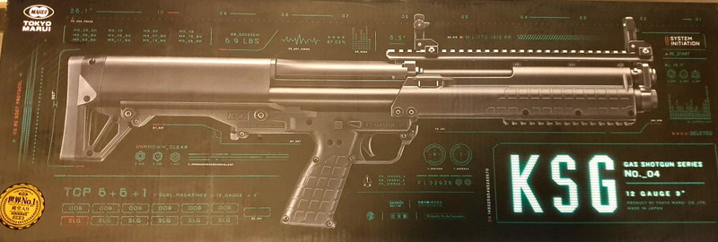 Image 1 for SPLINTERNIEUWE KSG shotgun (nog in de doos ) Tokyo Marui