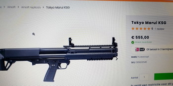 Image 6 for SPLINTERNIEUWE KSG shotgun (nog in de doos ) Tokyo Marui