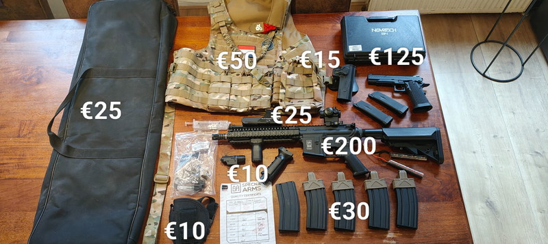 Bild 1 für Gehele set AEG Specna Arms Novritsch