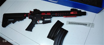 Image 3 pour Fusil Colt M4 Hornet Red Fox AEG Full Metal - Rouge