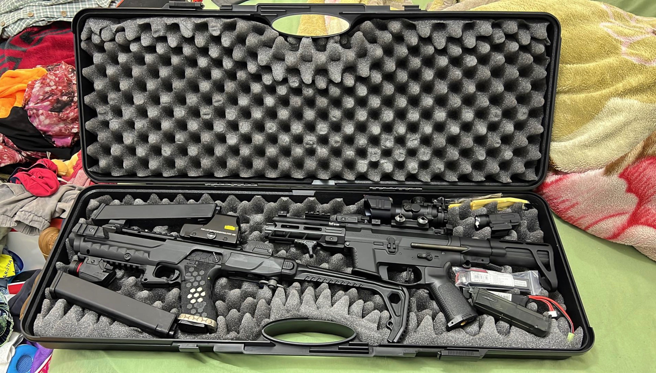 Nemesis X9_Metal+AW Custom G18C GBB Auto + Drum mag Airsoft Bazaar