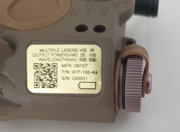 Afbeelding 2 van LA-5C UHP Appearance Version Green Laser- ELEMENT AIRSOFT