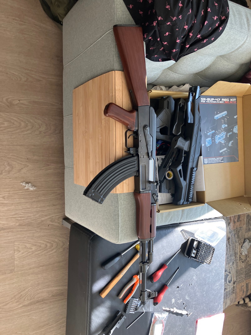 Bild 1 für Tokyo Marui Ak47 upgraded 5 midcaps