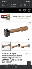 Bild für GUNDAY R Style Outer Barrel with Compensator for Umarex / VFC G19X, G45 GBB Airsoft
