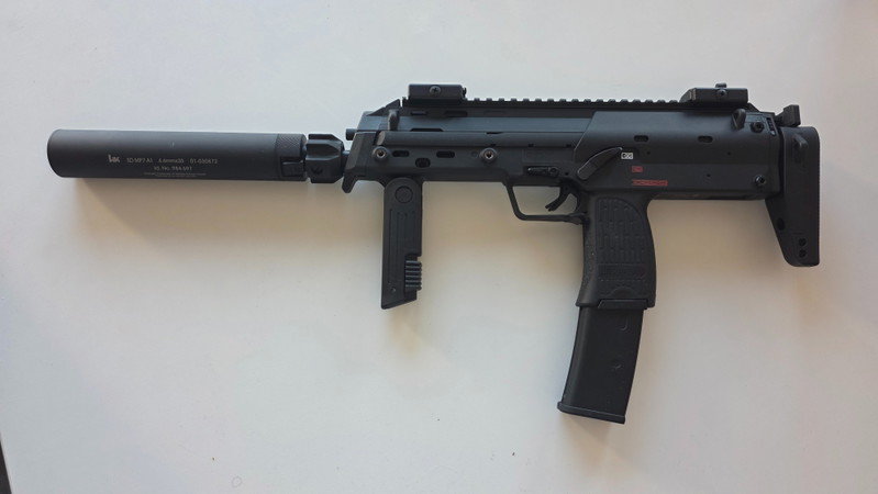 Afbeelding 1 van MP7 GBB + Silencer OVP nicht einmal genutzt