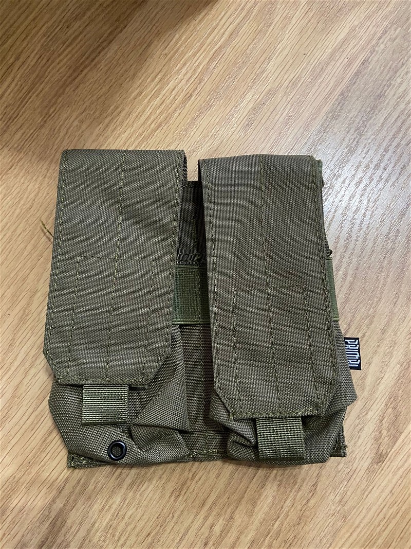 Image 1 for Primal Gear Double M4/M16 Magazine Pouch Olive Drab