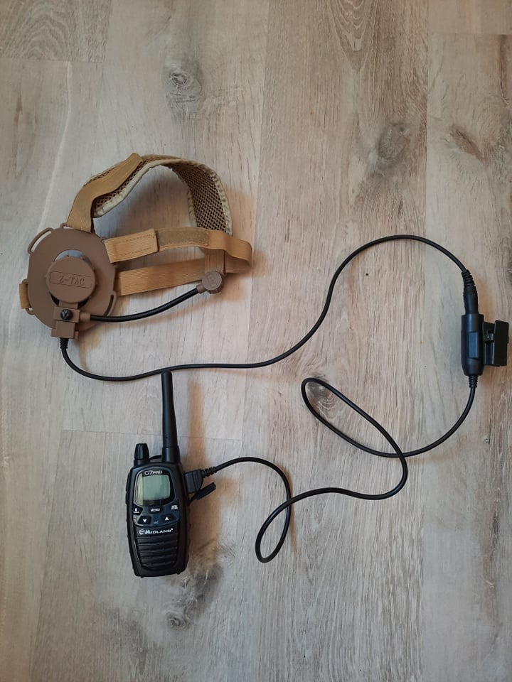 Bild 1 für Midland G7 PRO + Ztac PTT +Ztac Helm