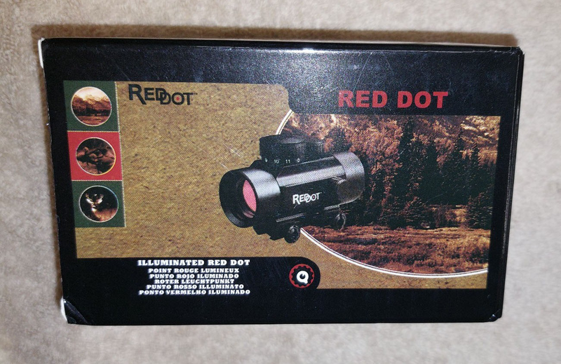 Afbeelding 1 van Red dot geweer scoop 1x40 Rood Groen  11mm en 20mm