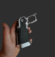Afbeelding van Airsoft Masterpiece Aluminum Grip for Hi-CAPA Type 6 - Infinity Grip Tape ver.