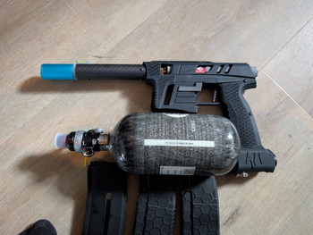 Bild 3 für High-End Airsoft Set - ATI Core Speedsoft Build + TM Hi-Capa 5.1 + KWA Ronin T6 PDW 2.5 + 300 Bar Cilinders + Gear