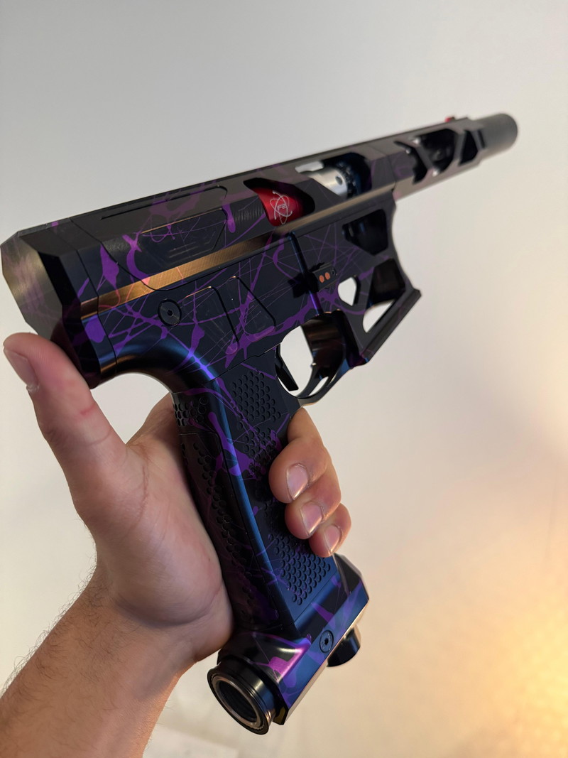 Afbeelding 1 van NIEUW Monk Pooty Build Purple Splatter + Gorilla FCU