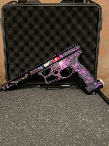 Afbeelding 3 van NIEUW Monk Pooty Build Purple Splatter + Gorilla FCU