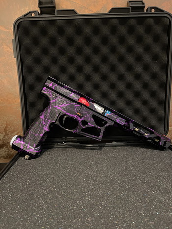 Afbeelding 4 van NIEUW Monk Pooty Build Purple Splatter + Gorilla FCU