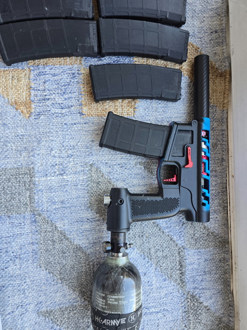 Afbeelding 1 van El Diablo + 8x Poseidon mags + Armotech 0.5L Carbon HPA Bottle