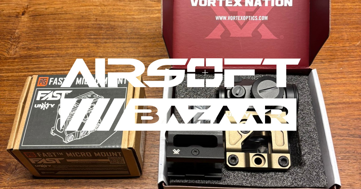 Unity Riser Mount Vortex Crossfire Vortex Crossfire reddot met PTS unity Rizer! - Airsoft Bazaar