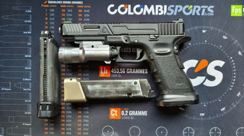 Afbeelding 2 van WTS - Custom TOKYO MARUI GLOCK 34 Gen3 w/ AGENCY ARMS BONESAW SLIDE