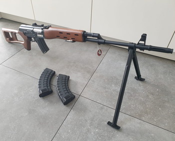 Imagen 7 de AK-SVD AEG - Black & Wood style ( nieuw in de doos) met batterij en lader