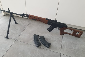 Imagen 8 de AK-SVD AEG - Black & Wood style ( nieuw in de doos) met batterij en lader