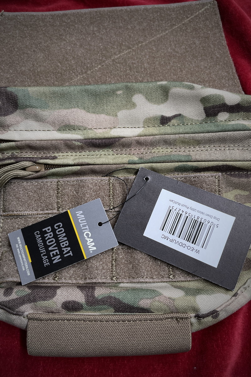 Image 1 for Drop Down Velcro Utility Pouch - multicam. WAs