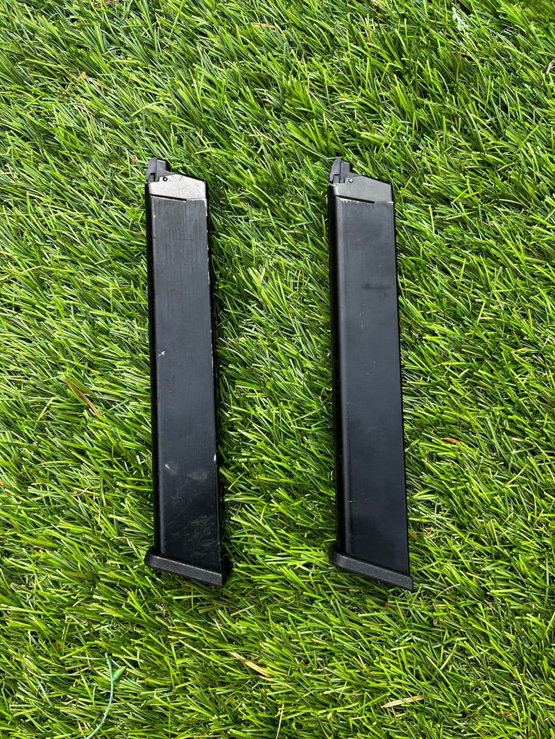 Image 1 for 2x WE Glock extended magazijn