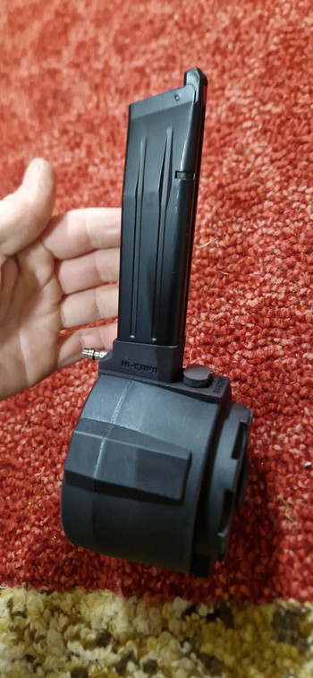 Image 3 for Tappairsoft hi capa drummag elektrische
