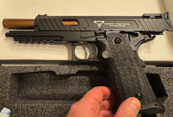 Image 3 pour Army Armament Combat Master TTI (R601) Full Metal GBB HiCapa GBB Taran Tactical Innovations John Wick