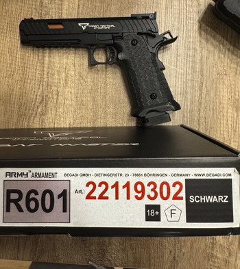 Afbeelding 6 van Army Armament Combat Master TTI (R601) Full Metal GBB HiCapa GBB Taran Tactical Innovations John Wick
