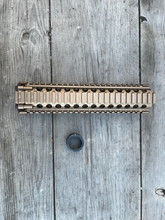 Image pour Desert Tan MK18 Quad Rail Handguard Free Float Two-pieces